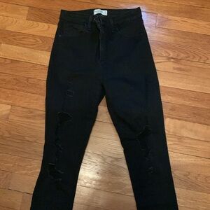 Abercrombie and fitch black jeans.